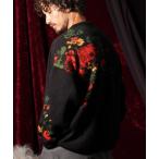 カーディガン mcg3319-デジタルローズカーディガン メンズ