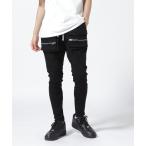 パンツ メンズ DankeSchon/ダンケシェーン/PREMIUM SUPER STRETCH TC BLACK FLAP PANTS