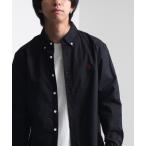 シャツ 「U.S. POLO ASSN./ユーエスポロアッスン」オックスワンポイントポニー刺繍 ボタンダウンロングスリーブシャツ メンズ レディース