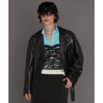 レザージャケット ライダース 「Pre-Order」SHEEPレザーライダースジャケット / SHEEP Leather Biker Jacket レ