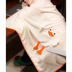 ブランケット aimoha homeガチョウ模様ブランケット