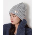 ニット帽 ニットキャップ ニット帽 ビーニー ”ヌネットワッペン” レディース
