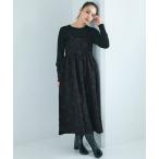 ショッピングcoca ワンピース 花柄ジャカードキャミワンピース