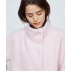 レディース アウター モヘヤシャギーPUREMIUMスタンドコート