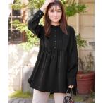 チュニック ピンタックブラウスチュニック