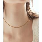ネックレス 「CENE」セネ/1mmスネークチェーン ネックレス/34cm レディース