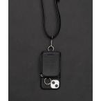 スマホケース 「UNISEX」iPhone Case with Zip Coin Case for 13/14/15/15Proジップコインケース付き