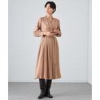 ワンピース ウールアムンゼンポケットフレア ワンピース