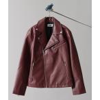 革ジャン ライダース 「BENDER TOKYO」シンセティックレザー ダブル ライダースジャケット メンズ レディース