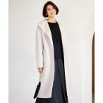 コート アウター ウールリバーロング コート レディース