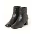 ブーツ 「Bridget Birkin」キルティングストーンショートブーツ(533032) レディース