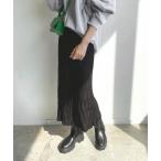 スカート ぽこぽこニットロングスカート レディース