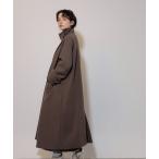 ショッピングマキシ丈 コート チェスターコート スタンドカラーマキシ丈コート レディース