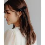 ヘアクリップ ベロアリボンクリップ