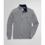  футболка тренировочный длинный рукав GF Logo половина Zip mok шея тянуть over мужской 