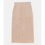 スカート 「高評価」スエードポケット付きスカート