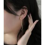 イヤリング Wウェーブイヤリング レディース