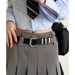  ремень futoshi . серебряный край пряжка 3 отметка кожаный ремень женский 