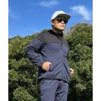 ゴルフ 裏フリース 防風 防寒 フルジップ ゴルフウェア スタンドネック ブルゾン ジャケット メンズ