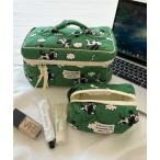  сумка Pochi Pouch/[2 размер развитие ] зеленый Dog рисунок стеганое полотно мульти- сумка женский 