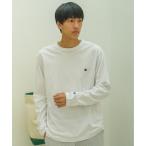 ショッピングチャンピオン tシャツ tシャツ 「CHAMPION/チャンピオン」 USAコットン  ワンポイント刺繍　ロンT  サスティナブル メンズ レディース
