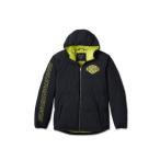 コート ジャケット バー＆シールドフーデッドパファー メンズ