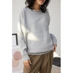 ニット セーター 2WAYリブデザインドルマンニットトップス レディース