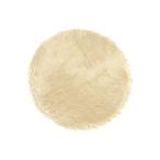  ковер коврик мех mola ground φ1000 свет бежевый 