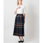 ショッピングロングスカート スカート ONeil of Dublin オールプリーツ ウールロングスカート 83cm