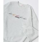 トレーナー スウェット CONVERSE/コンバース オーバーサイズ 裏起毛 ワンポイントロゴ バックプリント サガラ刺繍 スウェット トレーナー レ