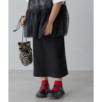 スカート 「新色追加」「KIDS」Iラインリブスカート キッズ 子供服 女の子