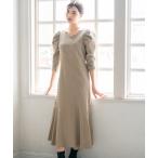 ワンピース ダイヤ柄フクレジャガードワンピース/MM337403