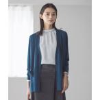 カーディガン 「着丈が選べる・洗える」KNIT BASIC ロングカーディガン レディース