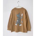 tシャツ トムとジェリーバックプリントビッグロンT キッズ 子供服 男の子 女の子