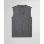 ベスト ジレ メリノウール　Vネックベスト メンズ