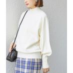 ニット セーター 「手洗い可能」イズミールコットン ハイネック 袖 リブ ドルマン プルオーバー  レディース