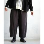 パンツ ぽてっと9分丈のスミクロパンツ レディース