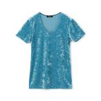 tシャツ クラッシュベロアTシャツ レディース