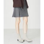 ブーツ プレートヒールニットブーツ 31422 レディース