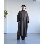 ワンピース 「 OWLEYE by domingo / アウルアイ 」 ダンボールニット ハイネックパフスリーブワンピース