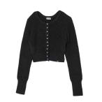 カーディガン PEARL BUTTON KNIT CARDIGAN レディース