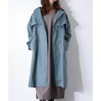 トレンチコート コート 2-8D14 ロング トレンチコート オーバーサイズ ワイドシルエット レディース