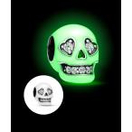 チャーム ハロウィーン グロウインザダーク スパークリング スカル チャーム レディース メンズ