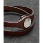  браслет SNAP SLIM W BRACELET - Tochigi кожа (2 -слойный наматывать кожа браслет ) мужской женский 