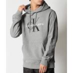 ショッピングモノグラム パーカー メンズ Calvin Klein / カルバンクライン ckロゴ モノグラム プルオーバー パーカー MONOGRAM P/O HOODIE