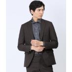  повседневный костюм [ стрейч омыватель bru]taka кий Woolen Tec On 2 кнопка жакет тысяч птица подпалина чай ( выставить возможность ) мужской 
