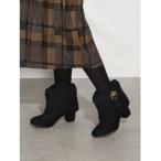 ブーツ Realta(レアルタ)6cmヒールニットショートブーツ レディース