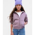 パーカー GAPアーチロゴ 裏ボア ジップアップパーカー (キッズ) キッズ