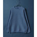 ニット メンズ Polyester MIX Milan Rib Dolman Sleeve Knit Pullover/ミラノリブ ドルマンスリーブ