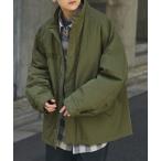モッズコート コート ビッグシルエット裏キルティングショートモッズコート メンズ レディース